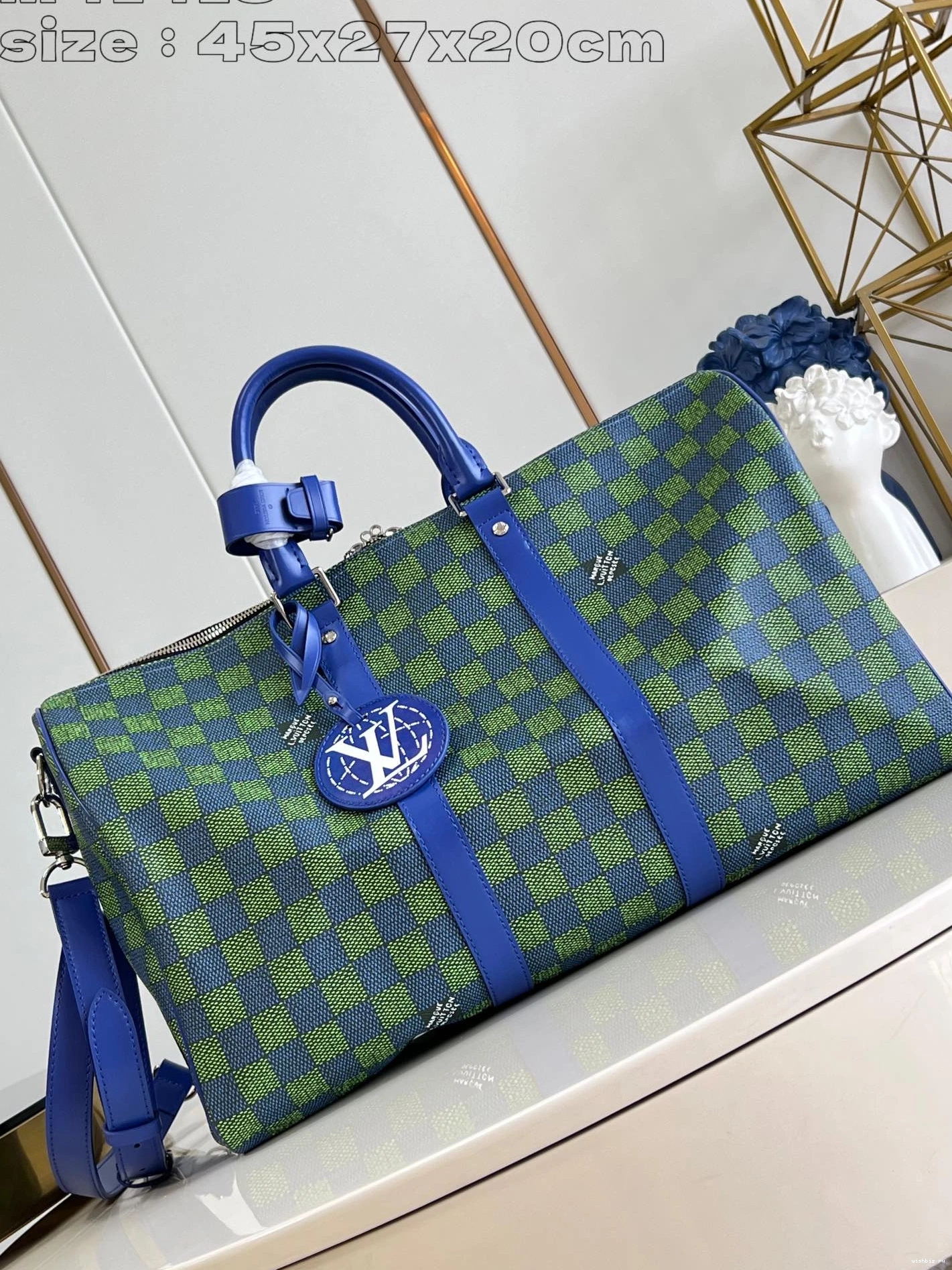 WIS LOUIS KEEPALL 45 BANDOULIÈRE VUITTON 1209